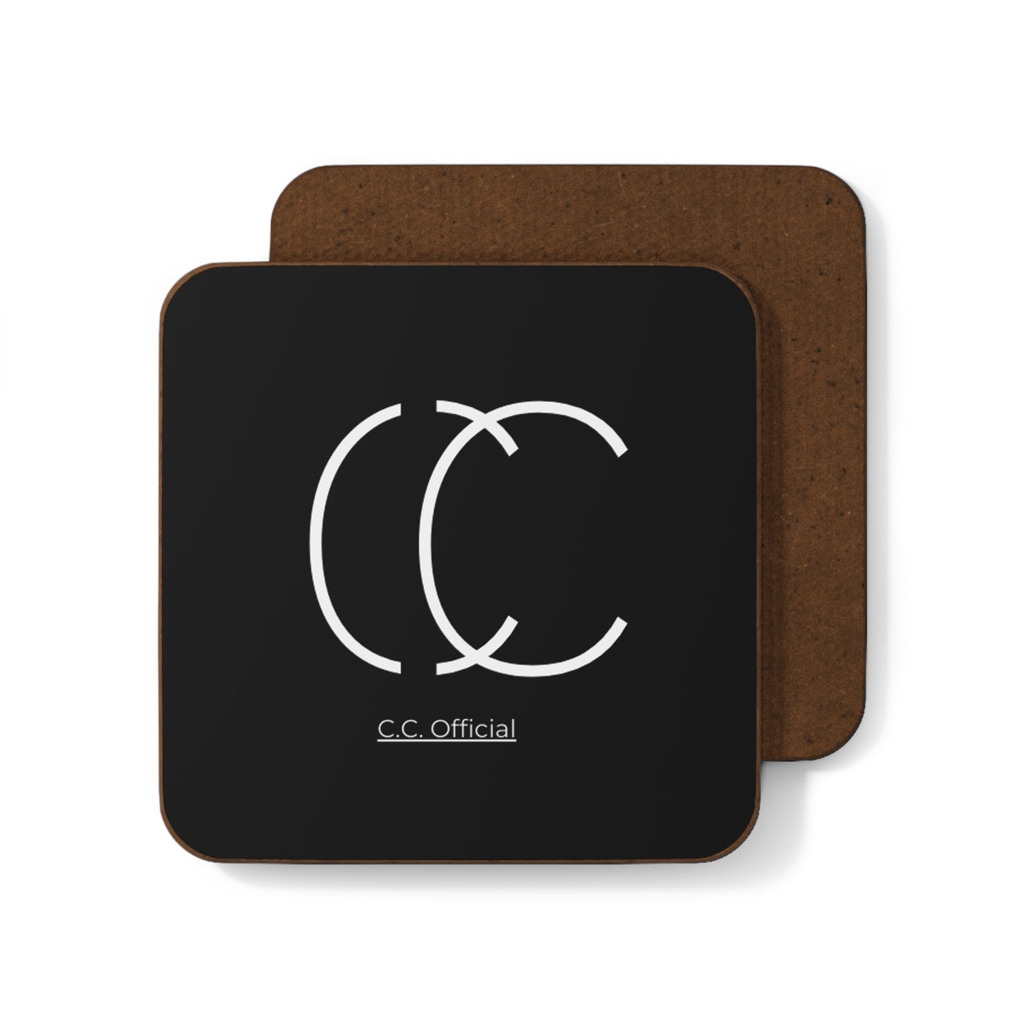 Coaster Set - Hardboard Back CC Official Design - Made in USA